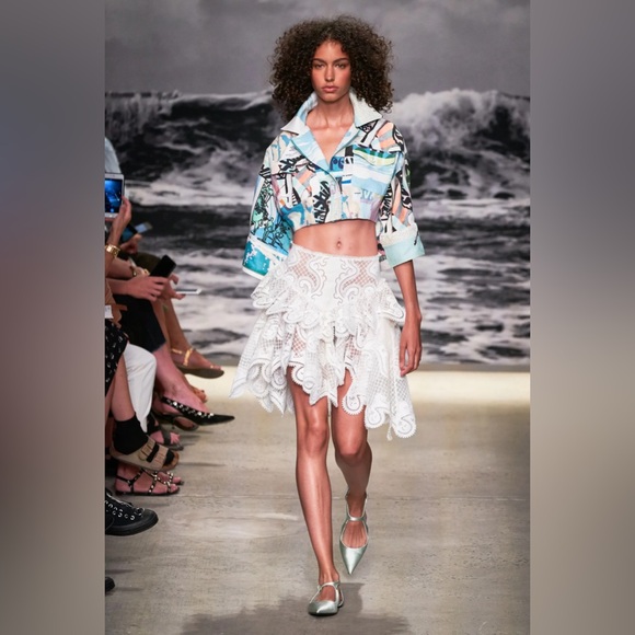 Zimmermann GLASSY WAVE FLIP SKIRT Size 1 Zimmermann - Picture 7 of 12